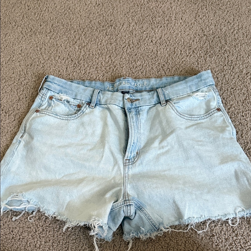 American Eagle Outfitters Light Wash Jean Shorts
